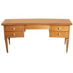 Curved Walnut Desk