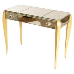 Mirrored Vanity with Sycamore Legs