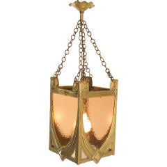 Bronze and Amber Lantern 1