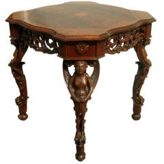 Renaissance Revival Card Table