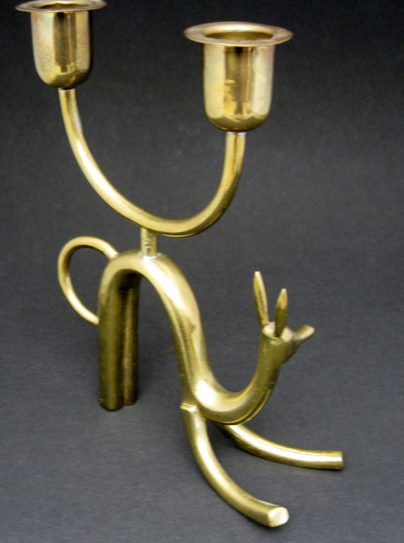 Hagenauer Austrian Art Deco Figural Candle Holder