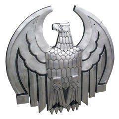 Vintage American Art Deco Cast Iron Eagle
