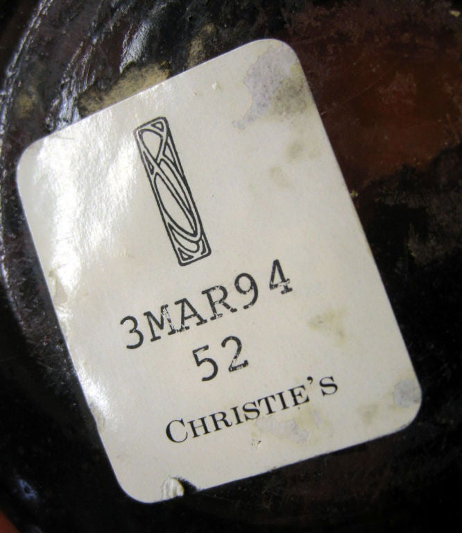 Charles Schneider French Art Deco Vase PRUNES Le Verre Francais For Sale 1