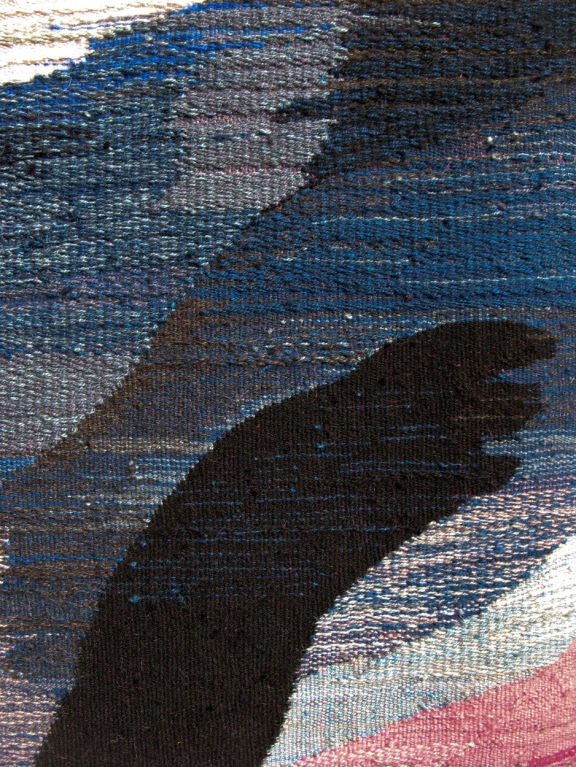 Unique tapestry by Kristina Rindar, LM Ericsson 100 anniversary.