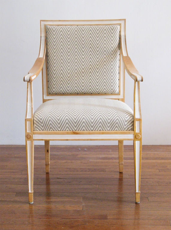Art Deco Pair Carl Malmsten fauteuils design for Princess Margaretha 1919