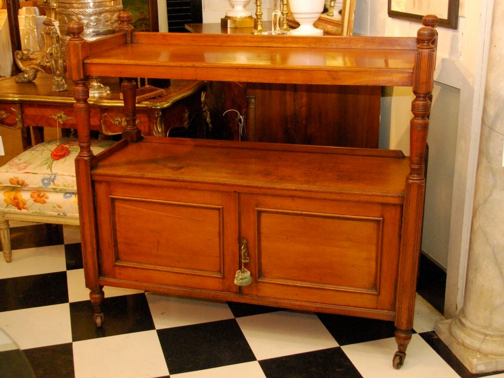 Two tiered Victorian dessert trolley