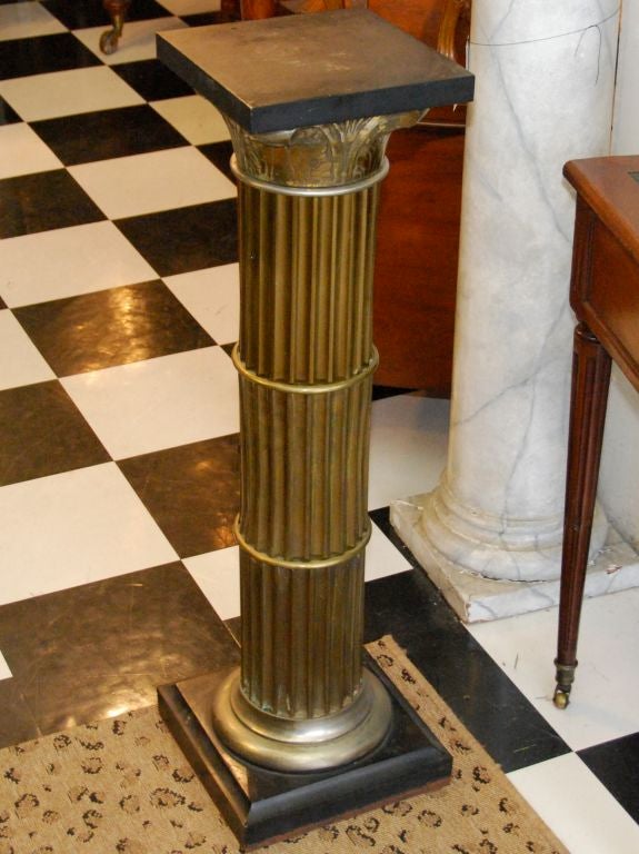 Black Marble Pedestal