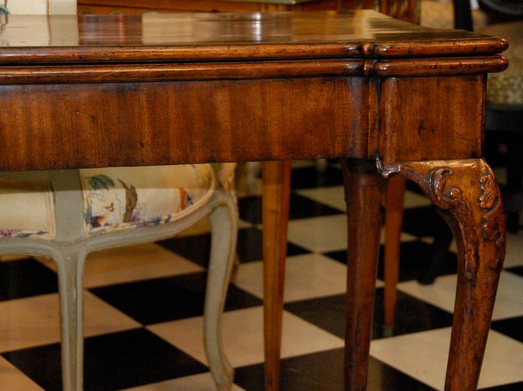 Flip top George III game table
