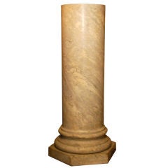 Continental faux marble column