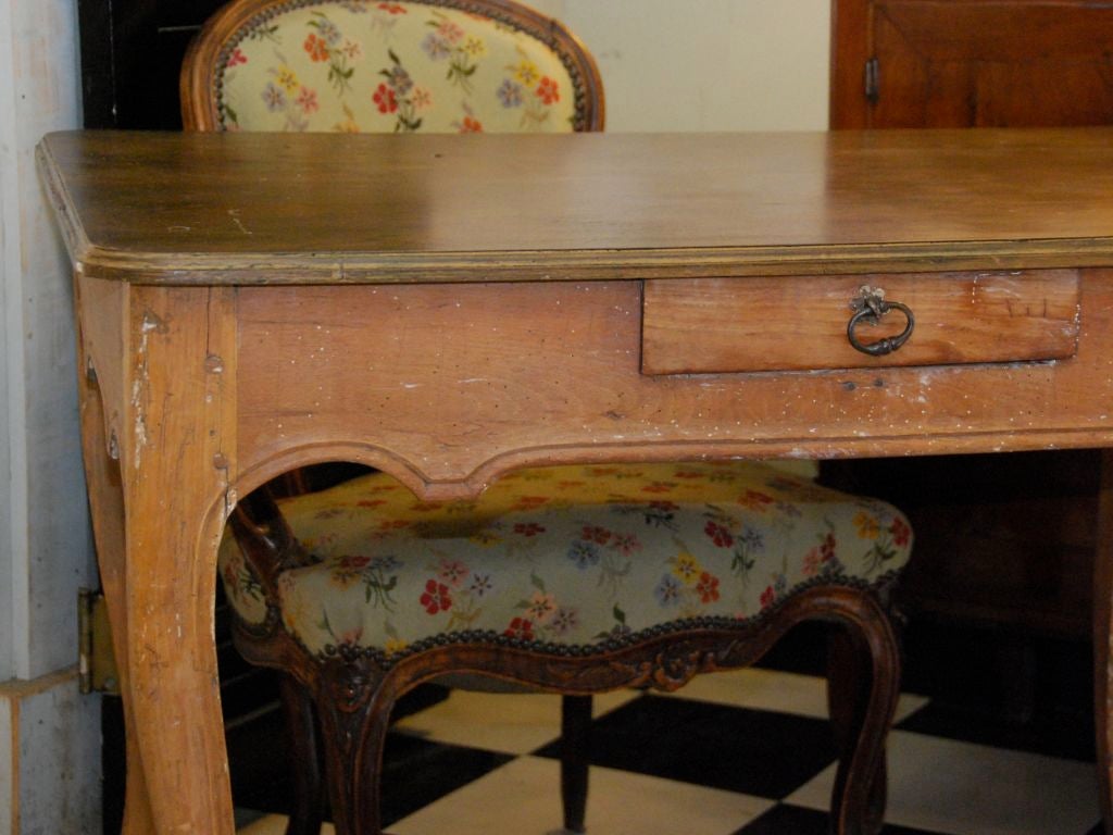 Painted French writing table