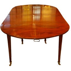 French mahogany drop leaf table