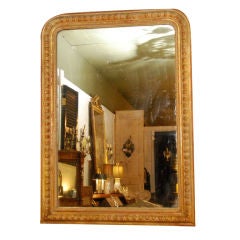French Louis Philippe gilded mirror