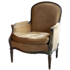 French single painted bergere