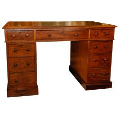 Antique English partner’s desk