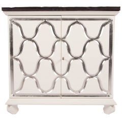 White Lacquer Cabinet by Dorothy Draper (1 of 2)