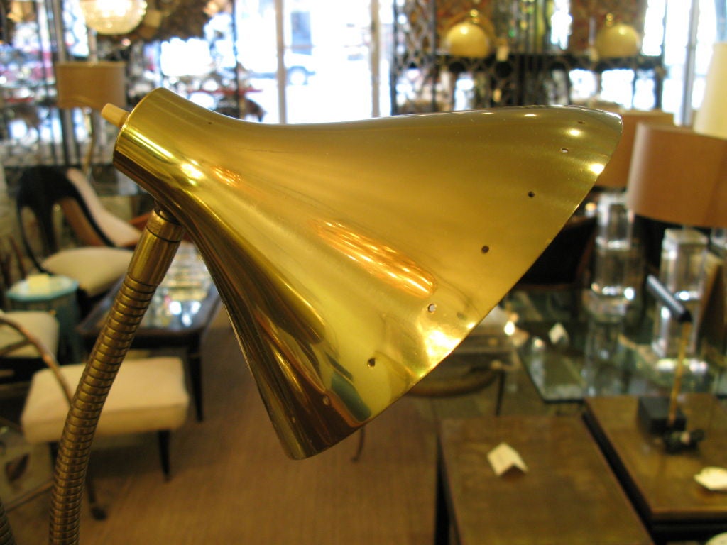 standing gooseneck lamp