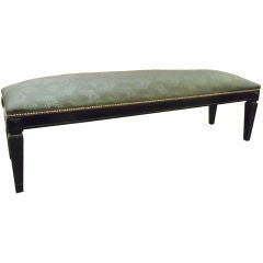 Long Ebonized Bench, Style of Jansen