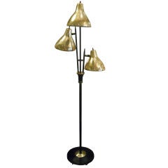 Vintage Midcentury 3-Light Standing Lamp
