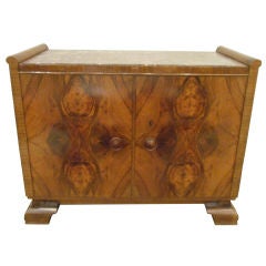 Deco Walnut  Cabinet /  Sideboard