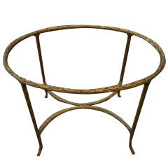 Reeded Tole Table Base, Jansen Style