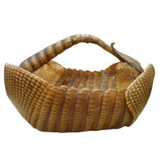 Vintage Armadillo Basket