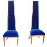 Regency Sculptural Tall Chairs