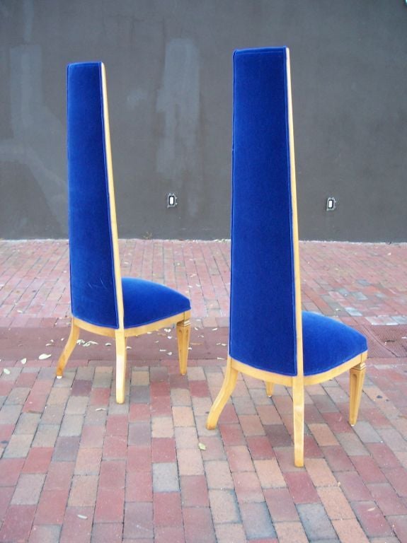 Mid-20th Century Regency Sculptural Tall Chairs