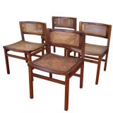 Set of Four Ico Parisi for Cassina Chairs