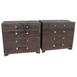 Pair of Ebonized Cabinets by John Widdicomb