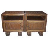 Cerused Oak Petite Nightstands