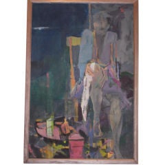 1970
s Painting  Signed Stevens