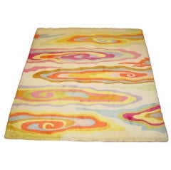 Edward Fields 1950's Colorful Wool Area Rug