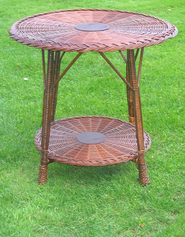 BAR HARBOR WICKER TABLE