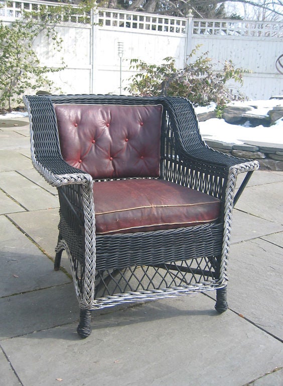 BAR HARBOR WICKER CLUB CHAIR