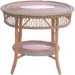BAR HARBOR WICKER TABLE