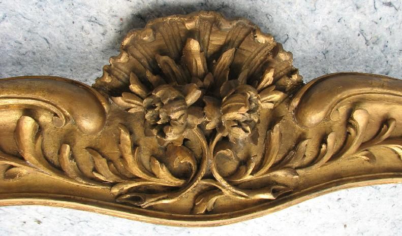 19thc Carved Giltwood Valance 3