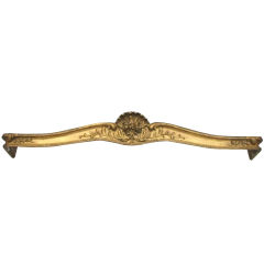 19thc Carved Giltwood Valance