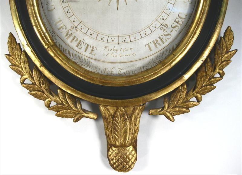 Carved Louis XVI Barometer