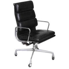 Leather Desk Chair By Eames for Herman Miller