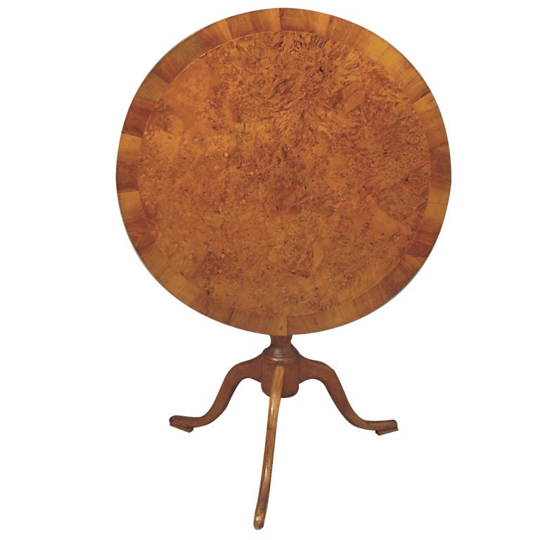 Early Swedish Alder Root Tea Table For Sale