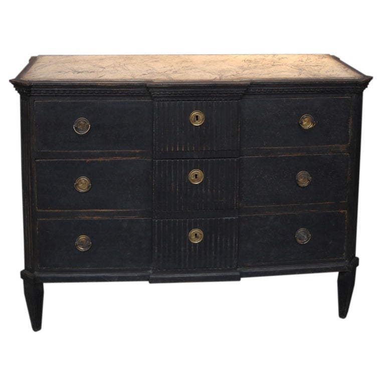 Period Gustavian Breakfront Commode at 1stDibs