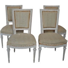 Set of 4 Gustavian Style Side Chairs
