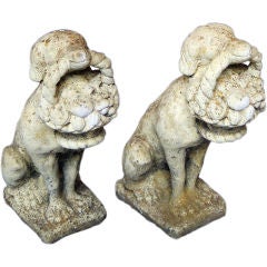 Pair of Stone Dogs