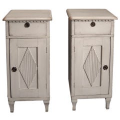 Pair of Gustavian Style Night Stands