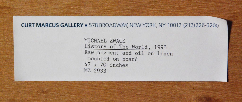 “History of the World” by Michael Zwack