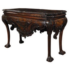 Antique An Important Rococo Walnut Center Table Possibly Portuguese