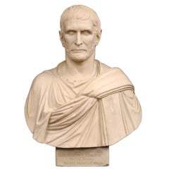 Italian Plaster Bust of Brutus