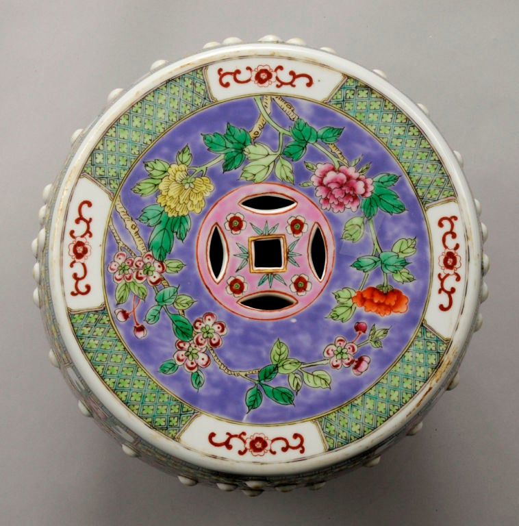 Porcelain Chinese Garden Seat