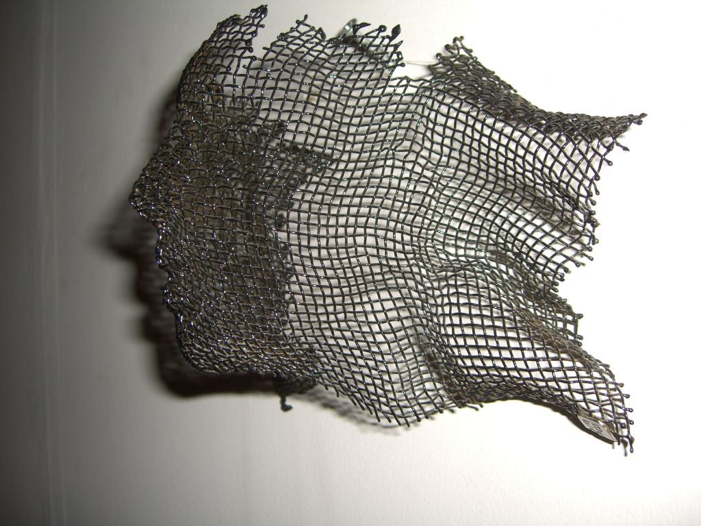 Wire mesh wall sculpture by noted Idahoan Artist Eric Boyer 1995 at 1stdibs