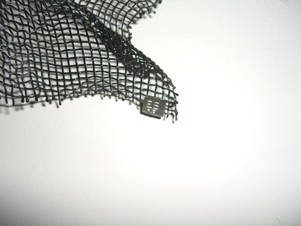Folk Art Wire mesh wall sculpture by noted Idahoan Artist Eric Boyer 1995